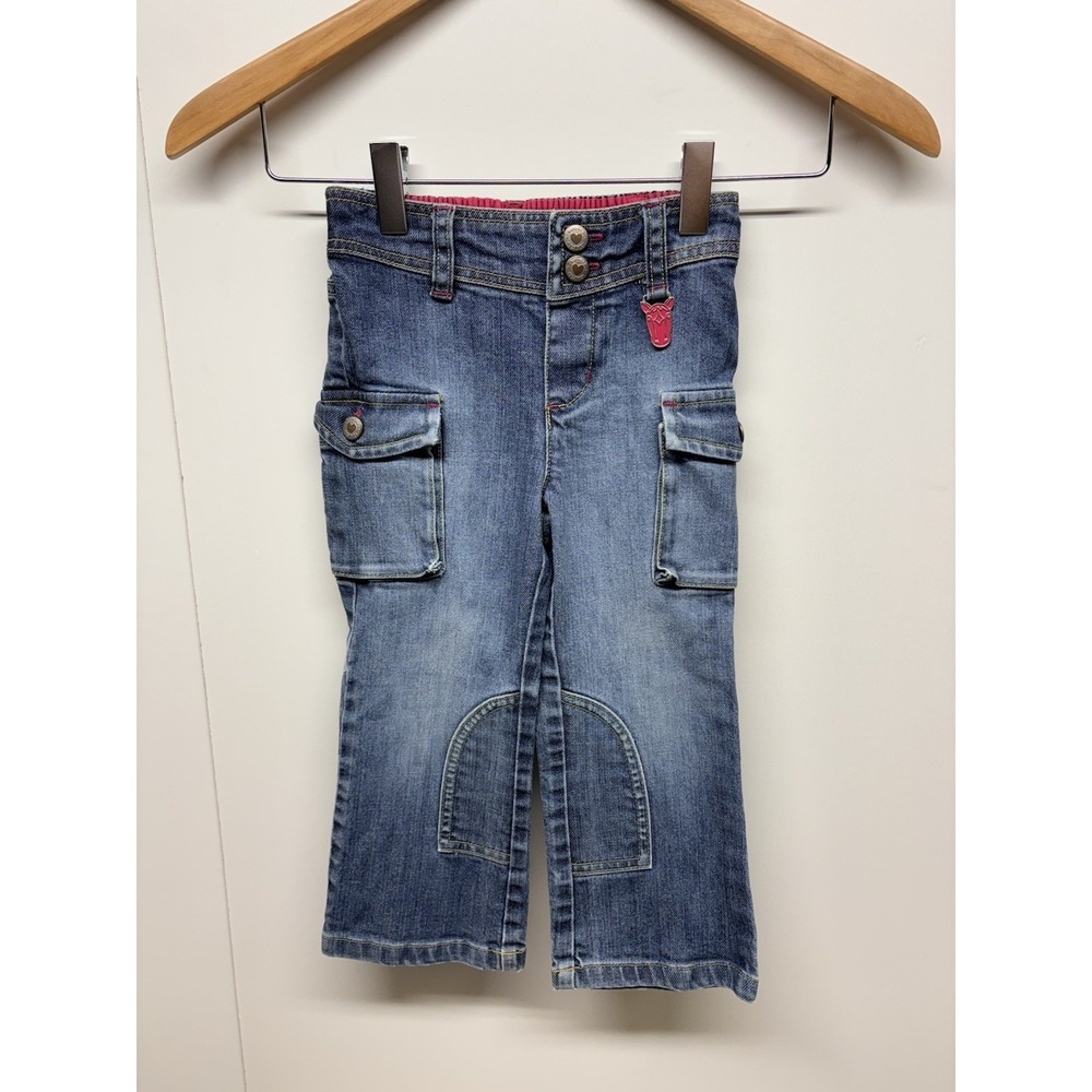 VINTAGE Y2K BABY GAP Pony‎ Club JEANS Sz 3T  2005 Denim Girls
